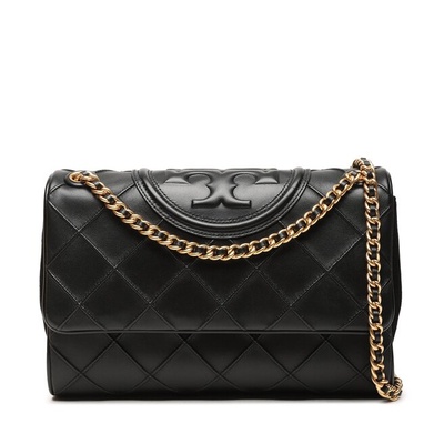 Tory Burch Дамска чанта Tory Burch Fleming Soft Convertible Shoulder Bag 137301 Black 001 (Fleming Soft Convertible Shoulder Bag 137301)