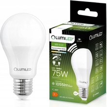 Lumiled LED žárovka E27 A60 10W = 75W 1055lm 4000K Neutrální bílá 200° s čidlem pohybu i soumraku