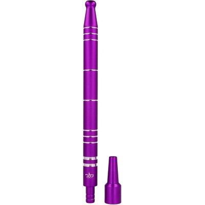 DUD Kovový náústek fialový 30cm