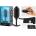 b-Vibe Snug Plug 3 - двоен топчест анален плъг (180 g, черен)