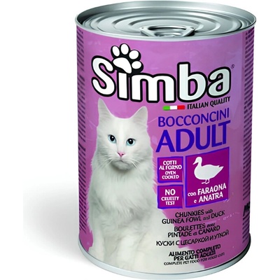 SIMBA Cat Perličky / Kačica kúsky 415 g