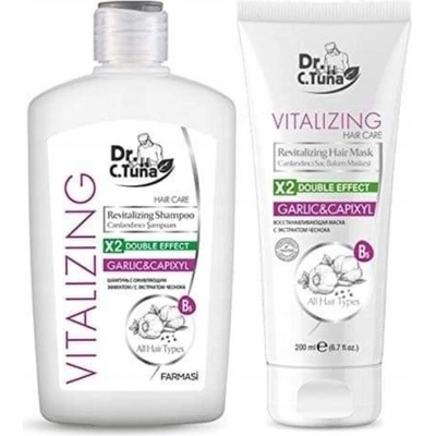 Dr. C. Tuna | Revitalizačný a obnovujúci šampón 500ml + maska na vlasy 200ml