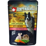 ONTARIO Капсула ontario dog Свински хрущял с пиле в бульон 100 г