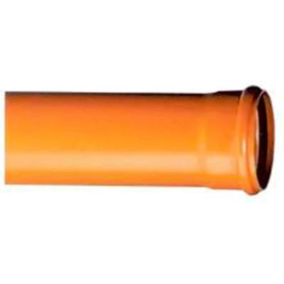 VALPLAST ПВЦ ТРЪБА ф50х1.6 sn2 2м ОРАНЖ (easy12105020000)