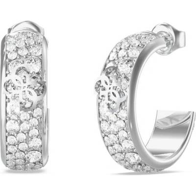 Guess Trblietavé kruhy s kryštálmi 4G Supreme JUBE06402JWRHT/U