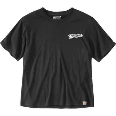 Carhartt Дамска тениска Carhartt Women's Tencel Fiber Series Loose Pennant Flag T-shirt - Black (916-6679-0112)