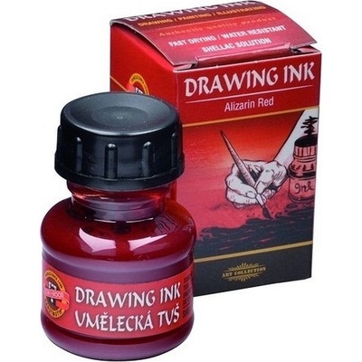 Koh-i-noor 2320 Umělecká tuš sráž alizarinová 20g – Zboží Dáma