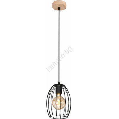 Výrobce po 1 ks Пендел на шнур 1xE27/60W/230V черен (BL2225)