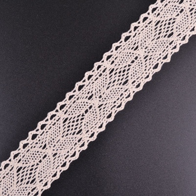 Takoy Bavlněná krajka ecru 4 cm – Hledejceny.cz
