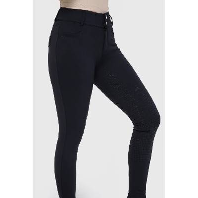 Fleur de lys Rajtky dámske jazdecké Oak celosedový grip čierna