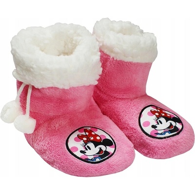 Papuče teplé protišmykové dievčenské domáce topánky Myška Minnie