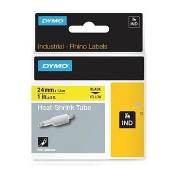 DYMO Rhino 1805444, 24mm x 1, 5m, черен печат/жълт фон, оригинална лента (1805444)