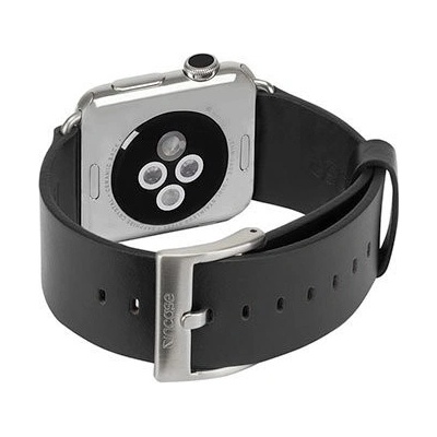 InCase remienok Leather Band pre Apple Watch 38/40 mm - Black INAW10010-BLK