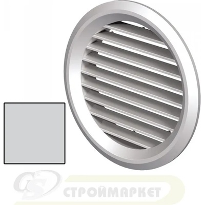 VENTS РЕШЕТКА mv 125bvs ф125/ф160 СИВА (30575)