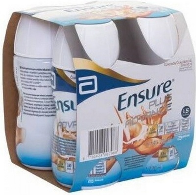 ENSURE PLUS ADVANCE ČOKOLÁDOVÁ PŘÍCHUŤ POR SOL 4X220ML – Hledejceny.cz