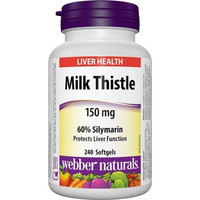 Webber Naturals Milk Thistle 240 kapsúl