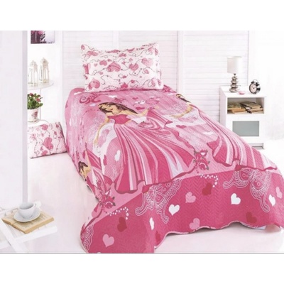 TiaHome přehoz na postel bavlněný Princes 140 x 220 cm, 50 x 70 cm