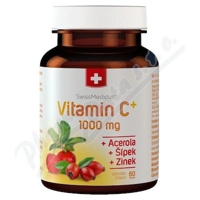 SwissMedicus Vitamín C+ 1000 mg 60 ks