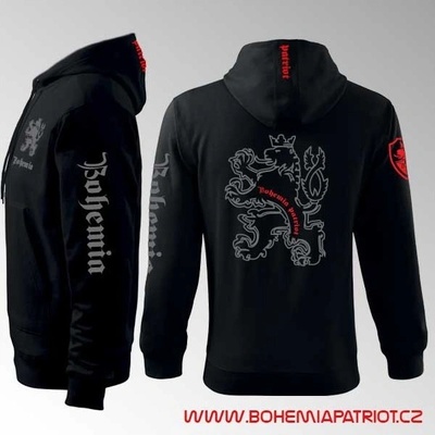 mikina s kapucí Bohemia 9MZ černá