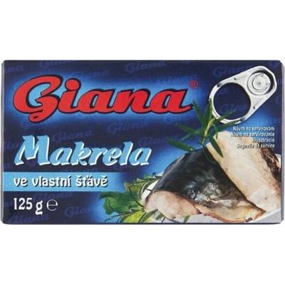 Giana Makrela vo vlastnej šťave 125 g
