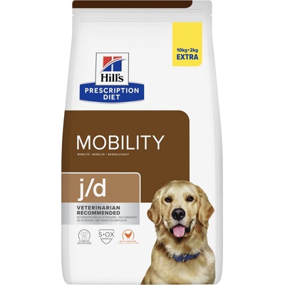 Hill's Prescription Diet J/D Starostlivosť o kĺby granule pre psov 12 kg