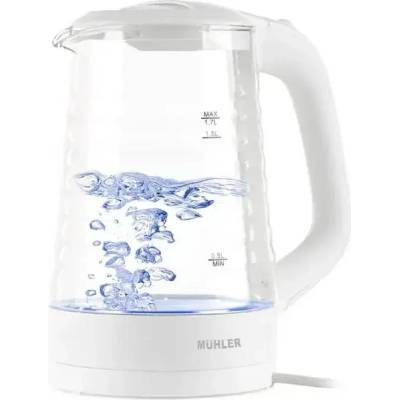 Muhler Кана електрическа Muhler WK-189G, 2200W, 1.7л. стъклена (1010102)