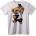 NOONEBRAND Тениска Мечок Волейболист - 2XL, White