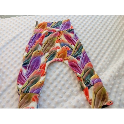 Maxomorra Kojenecké tepláky Růžové pruhy