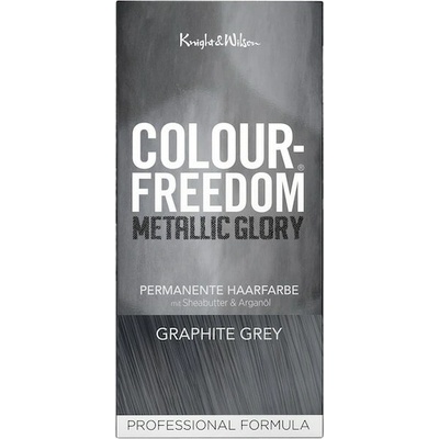 Colour-Freedom Vlasy Hair-ColourMetallic Glory Permanentní barva vlasů Graphite Grey 1 Stk.
