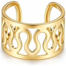 SARINES Zlatý earcuff s ornamentálním designem S1472