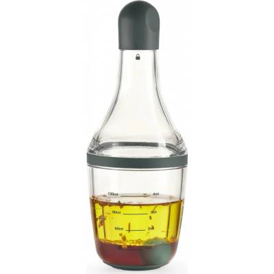 Šejkr na dressing 180 ml, šedá, plast, Lékué
