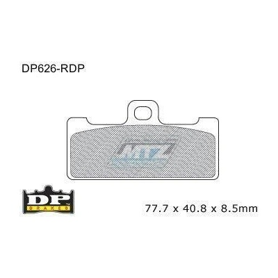 Destičky brzdové DP626-RDP DP Brakes - směs RDP X-RACE Titanium DP626-RDP