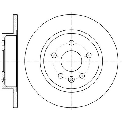 Brzdový kotúč REMSA 61316.00