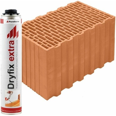 Wienerberger Porotherm 38 Profi brúsená tehla Lepenie tehál: na lepiacu penu Dryfix (pena v cene)