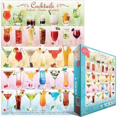 EUROGRAPHICS - Puzzle Cocktails - 1 000 piese