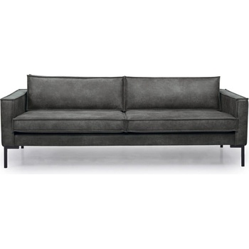 Scandic Тъмносив диван от изкуствена кожа 216 cm Rate - Scandic (14884SN GREY)