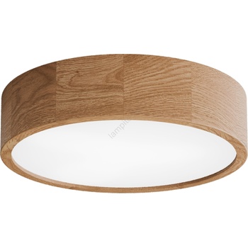 Temar Таванно осветително тяло за баня със сензор CLEO 3xE27/24W/230V Ø 37, 5 см IP54 дъб (TM0202)