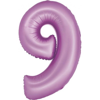Godan balloons Chytrý fóliový balónek číslo 9 matná levandule 76 cm