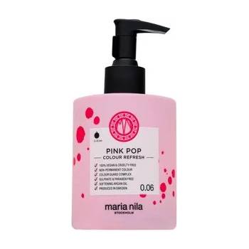 Maria Nila Colour Refresh подхранваща маска с цветни пигменти за коса с розови нюанси Pink Pop 300 ml