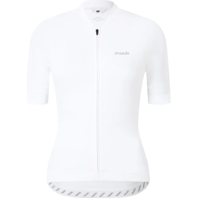 straede Дамска фланелка с къс ръкав за колоездене straede Women's Kaern Jersey Cycling jersey - White (156-3075-0714)