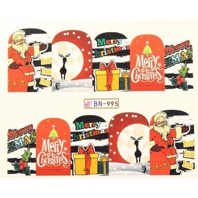 Vianočná vodolepka X-mas BN995