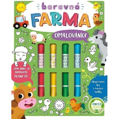 Barevná farma omalovánky