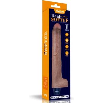 Image 1 of Вибриращо дилдо, меко и задоволително, 26, 5см. - Real Softee (LVTOY00715)