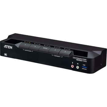 ATEN KVM превключвател USB 3.0 DisplayPort 8K + аудио, 4 порта - CS1924A-AT-G (CS1924A-AT-G)