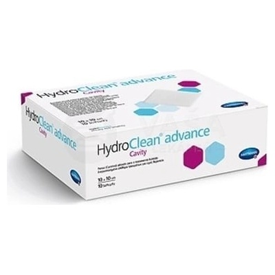 HydroClean Advance Cavity Vankúšik na rany, štvorec 10 x 10 cm 10 ks