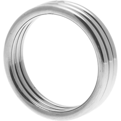 Master Series Троен стоманен пръстен за пенис размер m/l