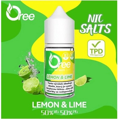 Oree Salt Citrón a limetka 10 ml 10 mg
