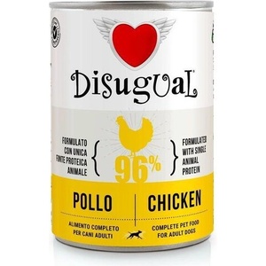 Disigual Консерва куче disugual 96% пиле един източник на животински протеин, за пораснали кучета от всички породи - ПИЛЕ, ПАСТЕТ - petpet - 6,85 лв