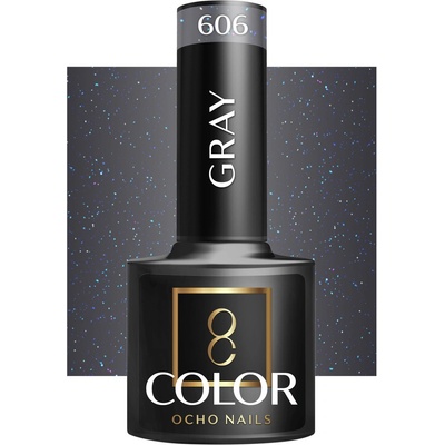 Ocho Nails lak na nechty sivý 606 5 g