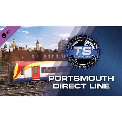 Игра Train Simulator: Portsmouth Direct Line: London Waterloo - Portsmouth Route Add-On за PC Steam, Електронна доставка